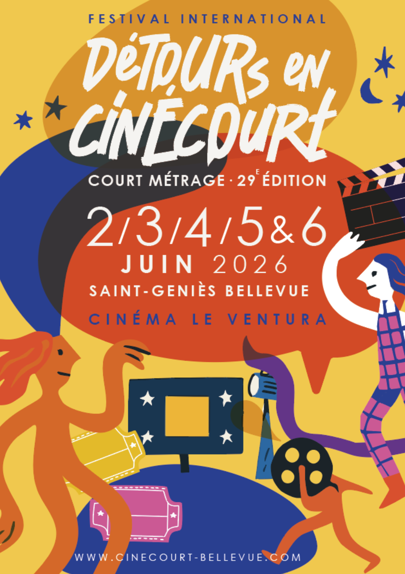 Affiche festival Cin�court