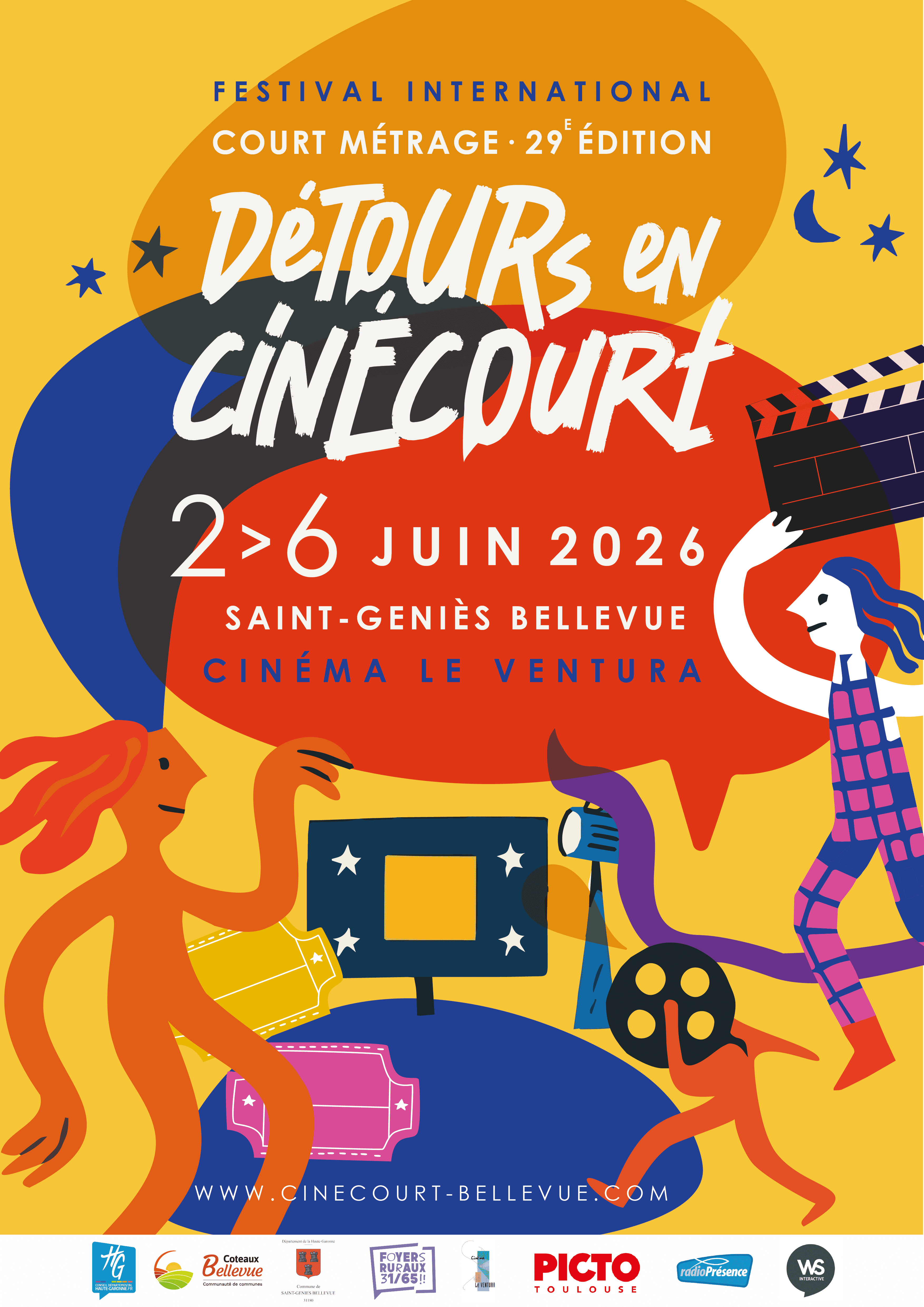 Affiche festival Cin�court